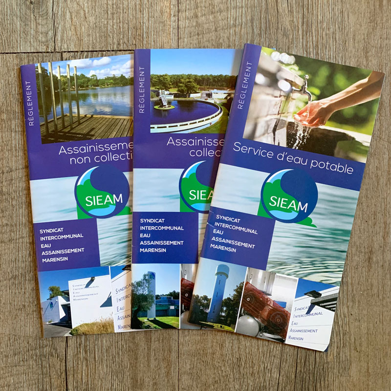 SIEAM Syndicat Intercommunal Eau Assainissement Marensin Dépliant - Règlement du SIEAM