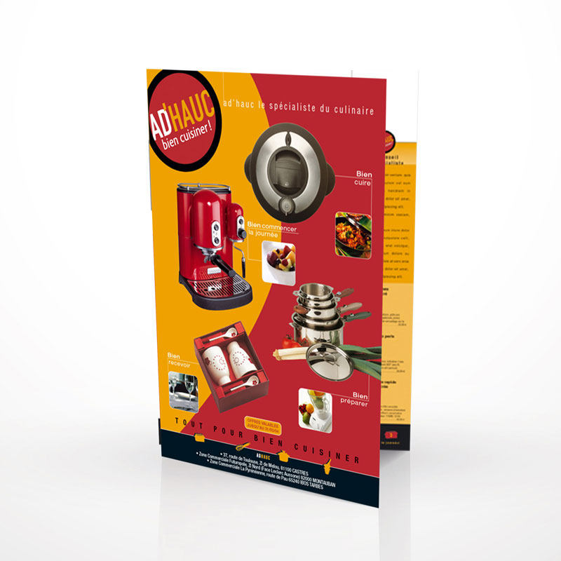 AD'HAUC Bien Cuisiner Mise en page de catalogues