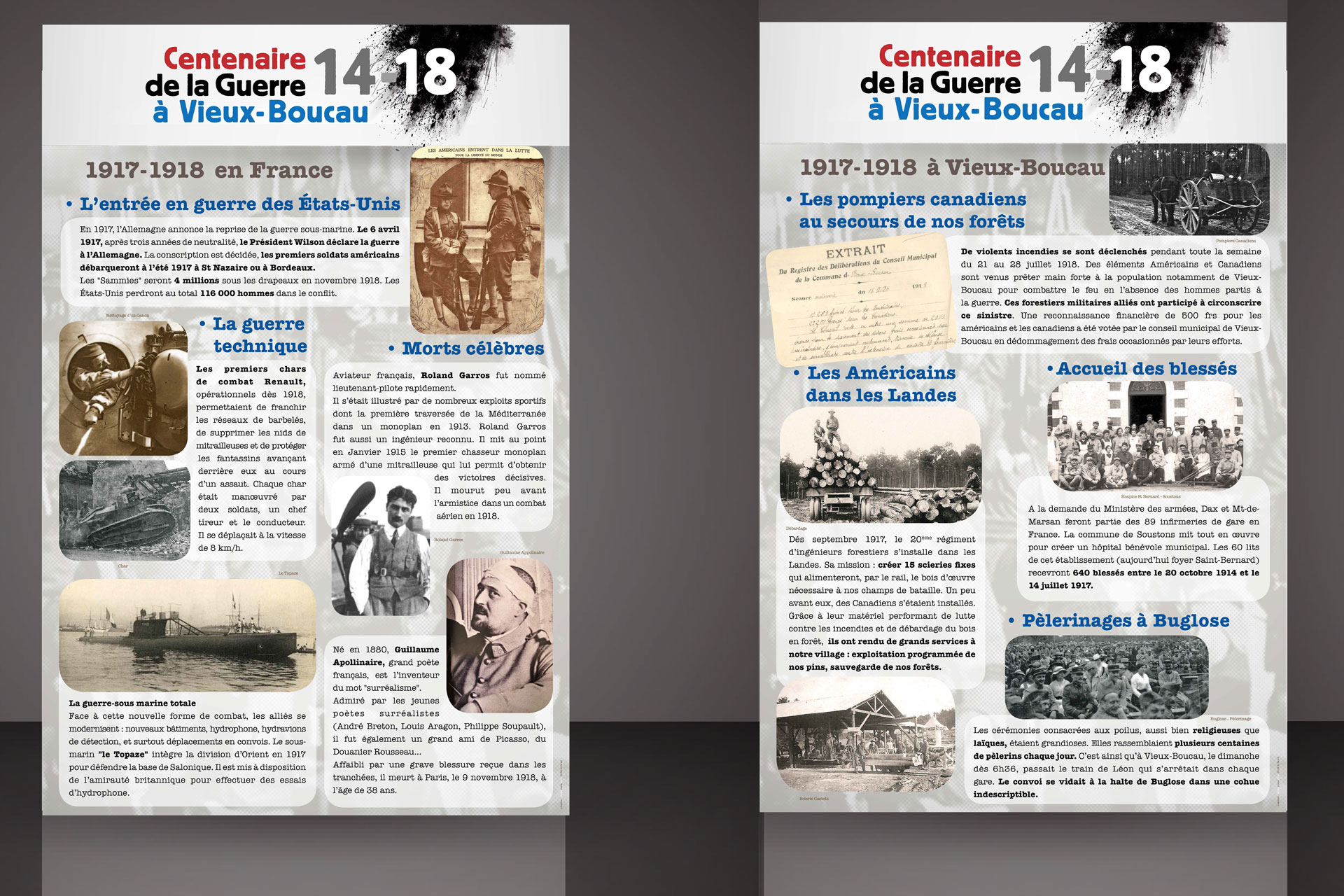 Panneaux exposition