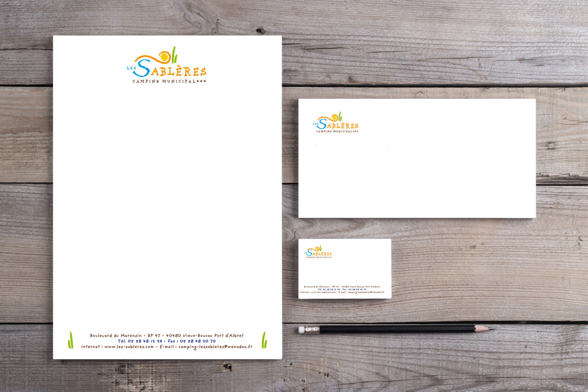 Logotype, papeterie et site Internet