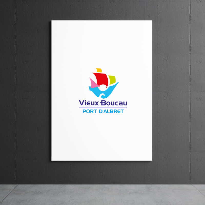 Commune de Vieux-Boucau Port d'Albret Identité visuelle et Charte graphique