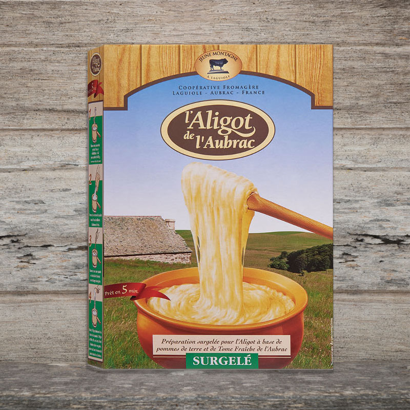 Picard - Coopérative Fromagère Jeune Montagne Packaging et illustration